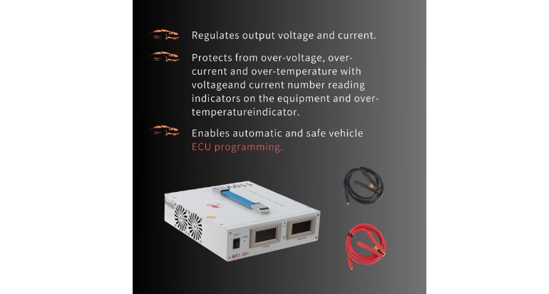 MST80+ 14V 100A Car Automatic Voltage Regulator vehicle Programming Dedicated Battery and Power supply system