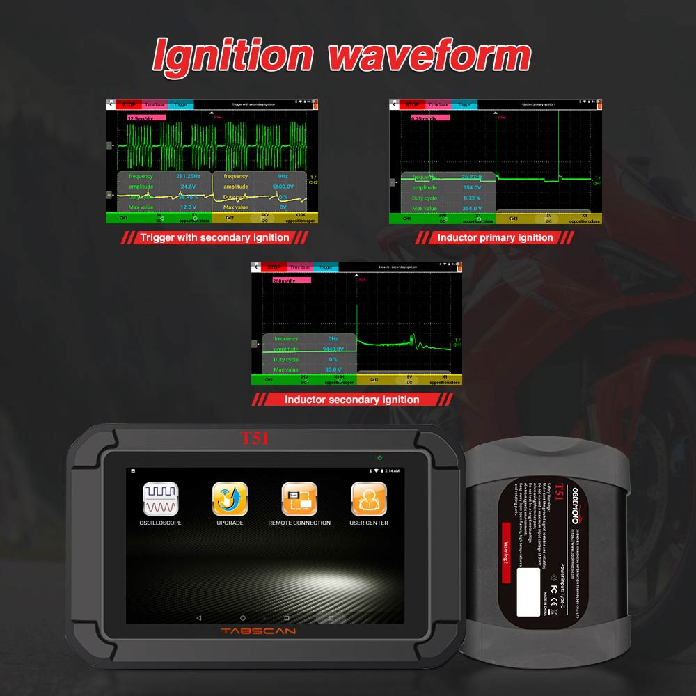 T51 Motorcycle Oscilloscope